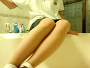 Тайвань девушка Мастурбация в ванной комнате